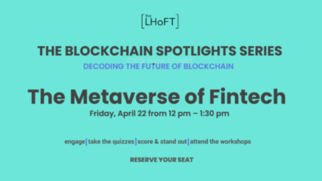 The Metaverse of Fintech