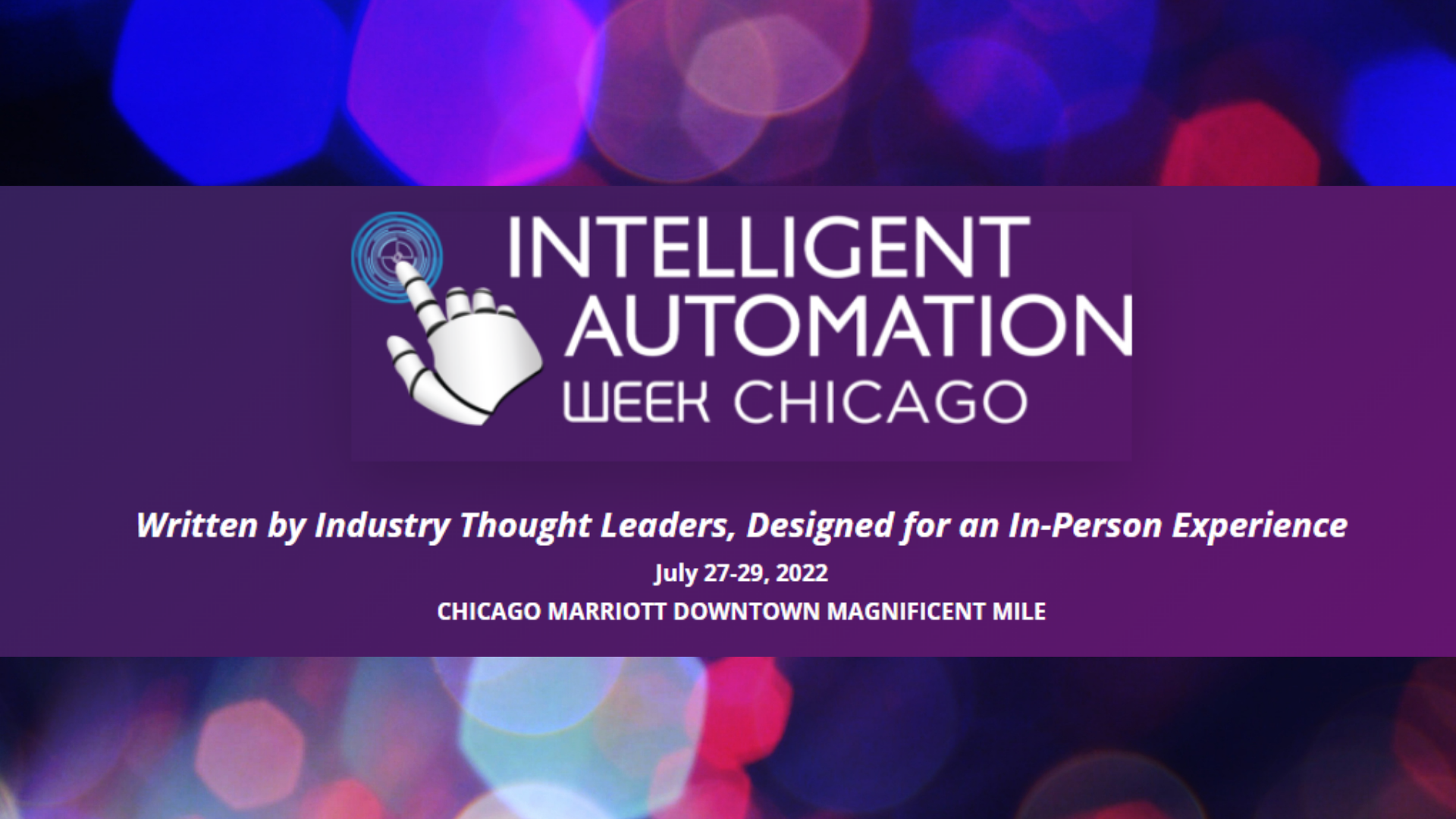 Intelligent Automation Week Chicago CTIT